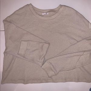 Knit oat pullover